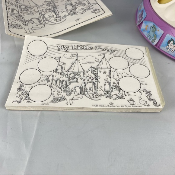 Vintage 1985 My Little Pony Merry-Go-Round Game – Milton Bradley 100% complete - Picture 8 of 11